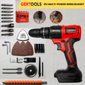 🚀 GERTOOLS  Multi-Power Werkzeugset – 10-in-1 Profi System + GRATIS ZUBEHÖR SET