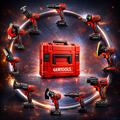🚀 GERTOOLS  Multi-Power Werkzeugset – 10-in-1 Profi System + GRATIS ZUBEHÖR SET